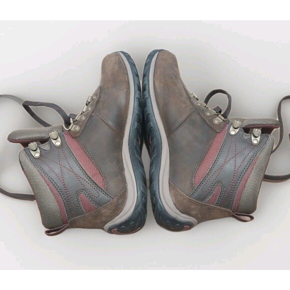 Timberland Womens Waterproof Leather Hiking Boots 7.5W Brown Anti-Fatigue Trail - Picture 5 of 15